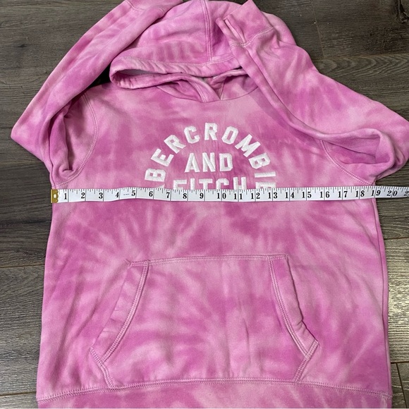 Abercrombie & Fitch hoodie Pink Tie-Dye pullover - Picture 7 of 9